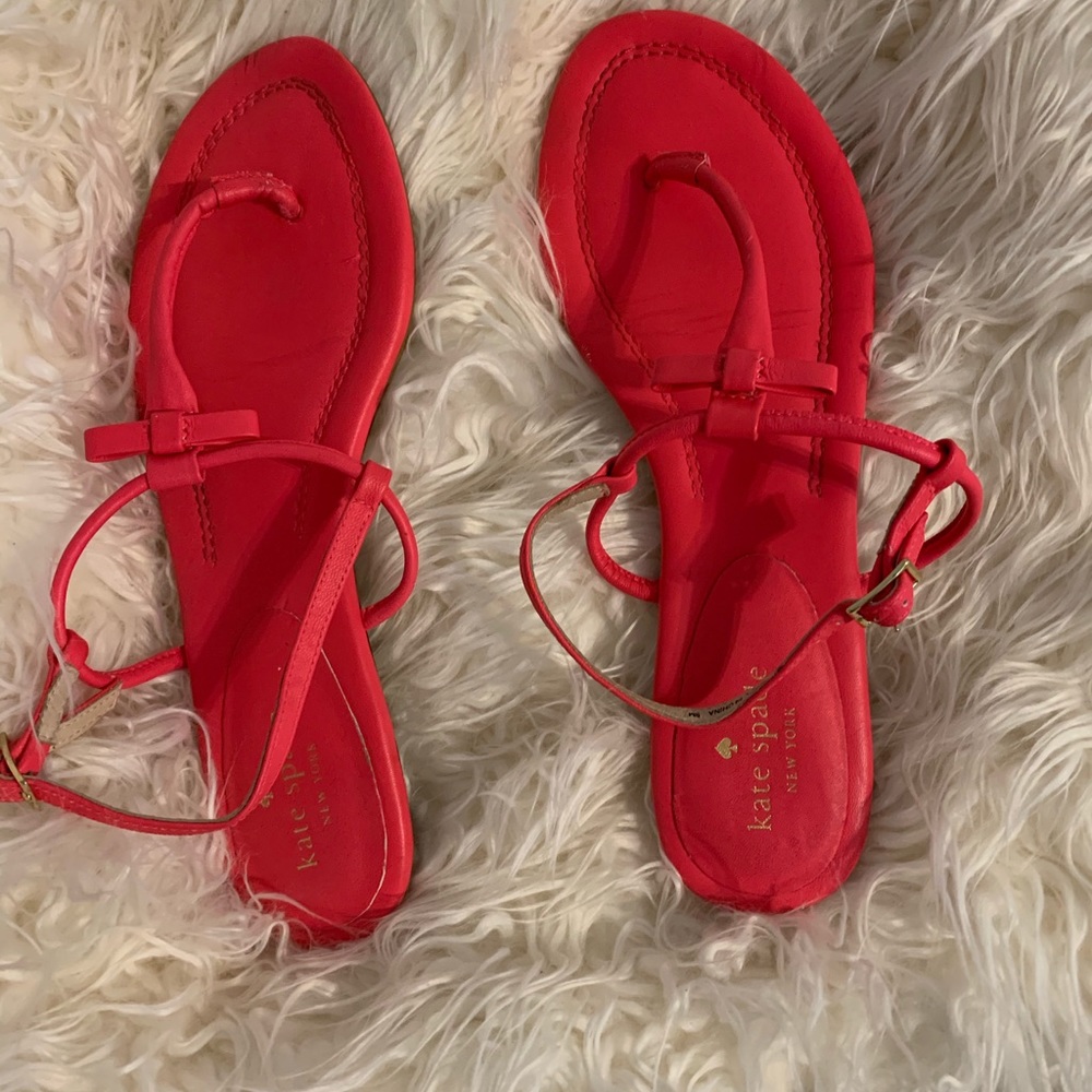 Kate Spade hot pink sandals